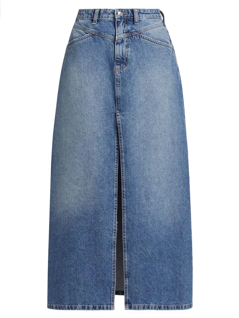 商品Free People|Come As You Are Denim Maxi Skirt,价格¥331,第1张图片