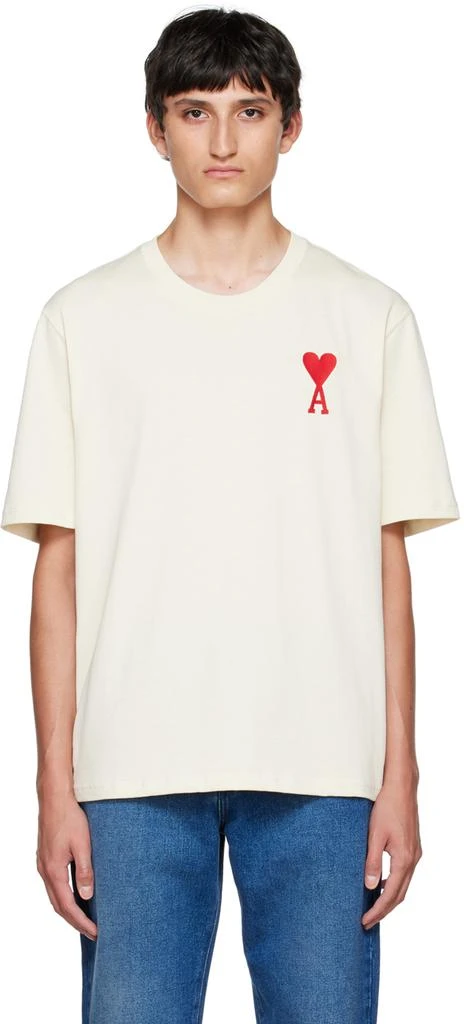 商品AMI|Off-White Ami de Cœur T-Shirt,价格¥517,第1张图片