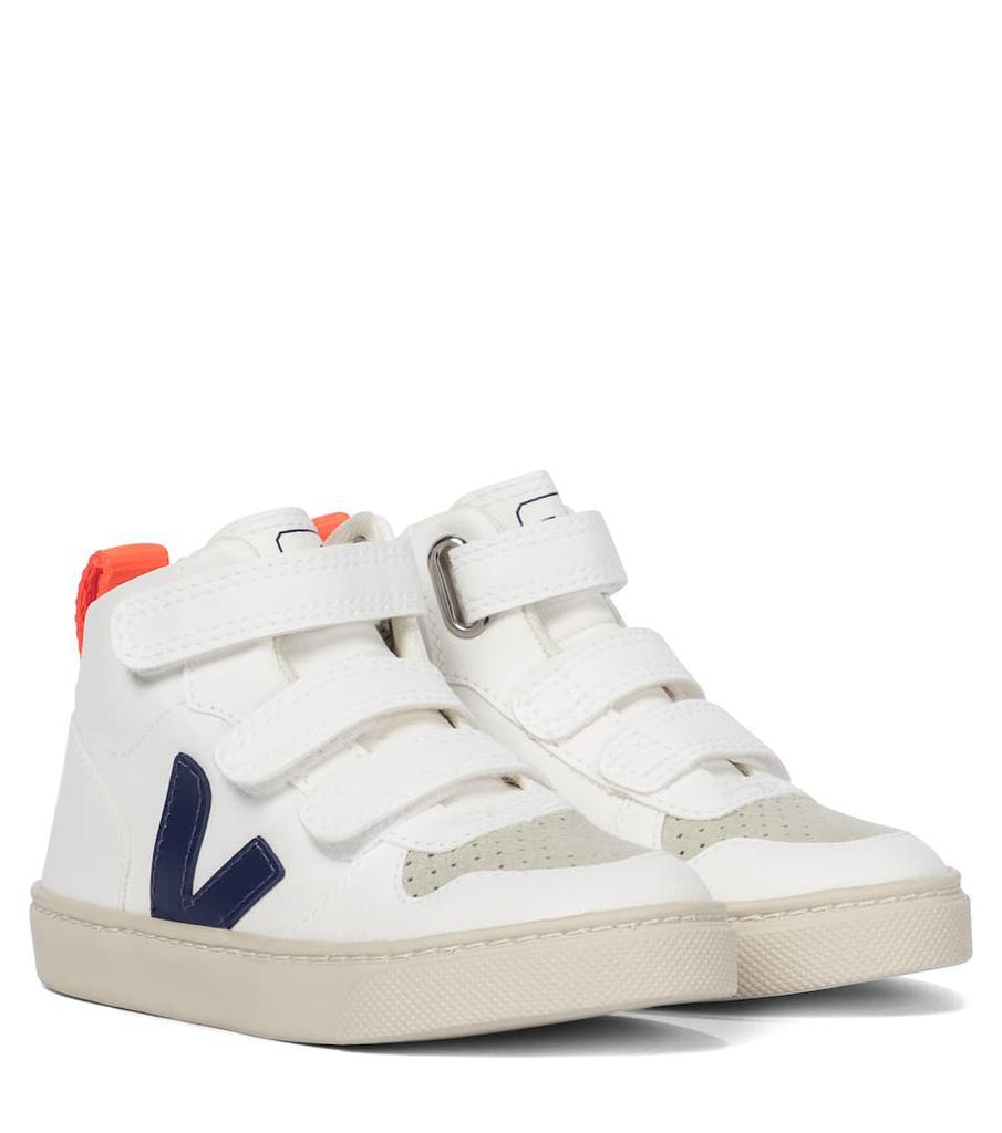 商品Veja|V-10 Mid faux leather sneakers,价格¥817,第1张图片