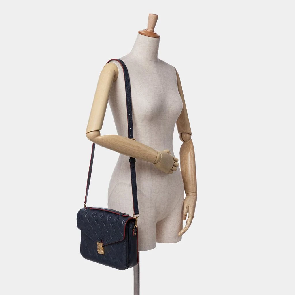 Louis Vuitton Blue Monogram Empreinte Leather Pochette Metis Bag 商品