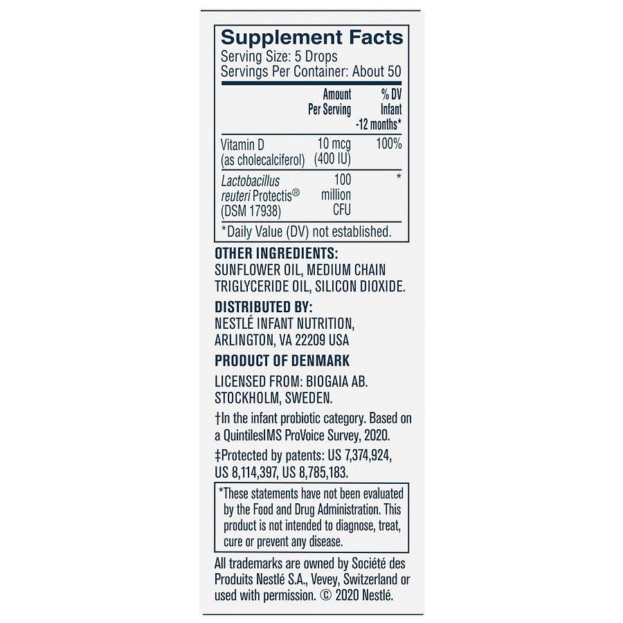 Soothe- Vitamin D & Probiotic Drops Dietary Supplement商品第6张图片规格展示