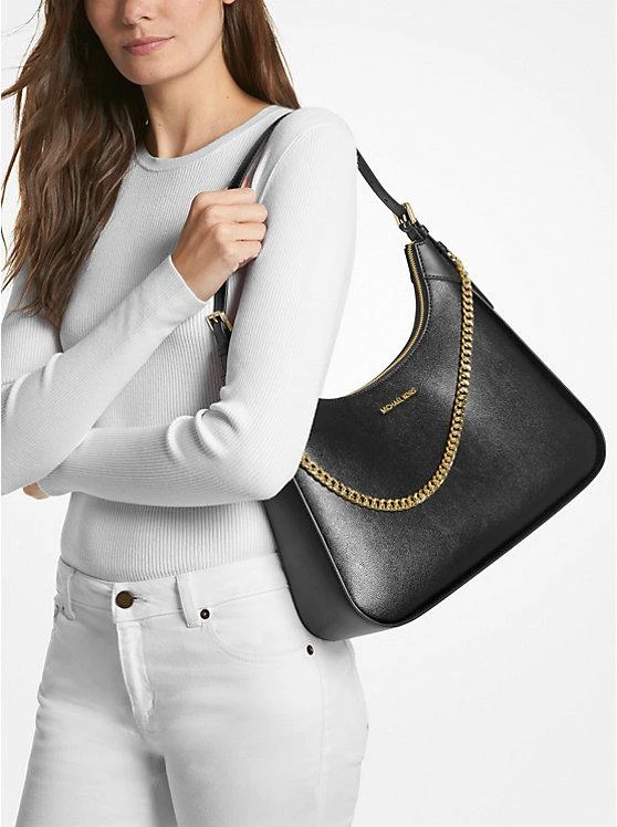 商品Michael Kors|Wilma Large Leather Shoulder Bag,价格¥989,第3张图片详细描述