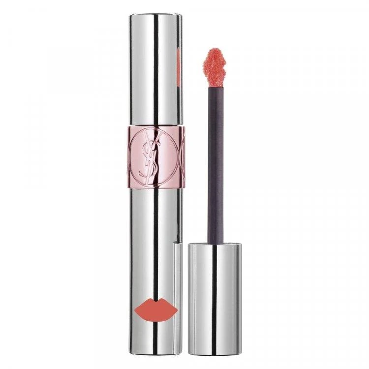 商品Yves Saint Laurent|Yves Saint Laurent 圣罗兰 银管情挑诱吻保湿唇釉 05 ,价格¥383,第1张图片