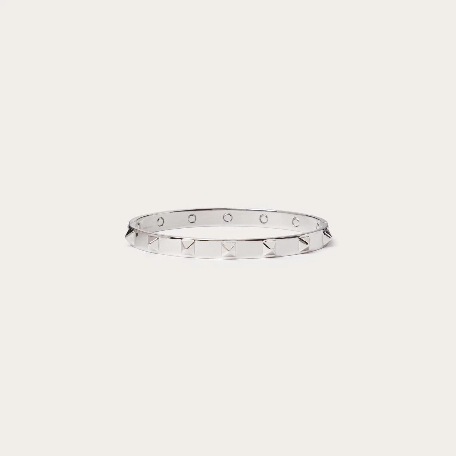 商品Valentino|【预售】 华伦天奴 25春夏 男士 手链 BRACELET RIGIDE ROCKSTUD EN MÉTAL 4Y2J0P56MET_172 ,价格¥4246,第1张图片