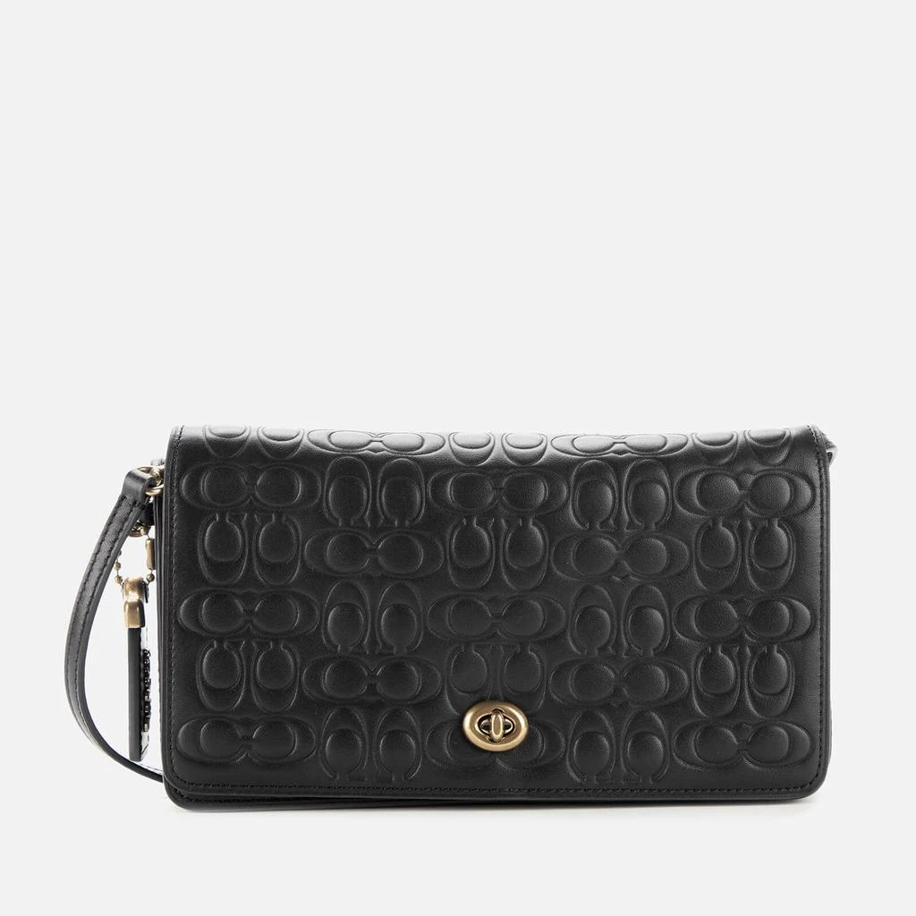 商品Coach|Coach Women's Signature Dinky Cross Body Bag - Black,价格¥2646,第1张图片