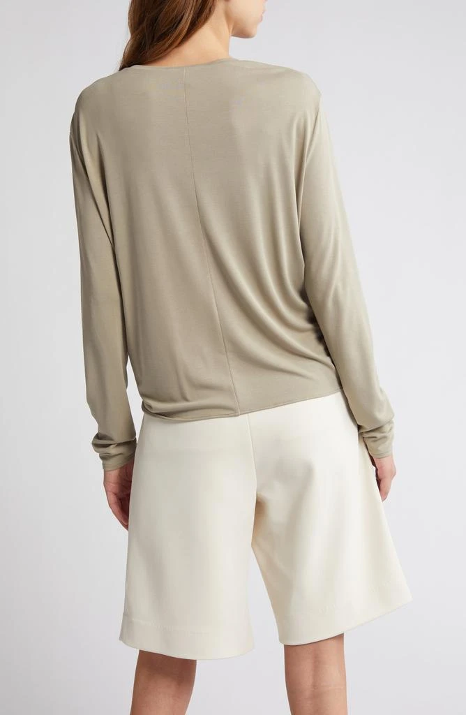 商品Rag & Bone|Jenna Knotted Long Sleeve T-Shirt,价格¥537,第2张图片详细描述