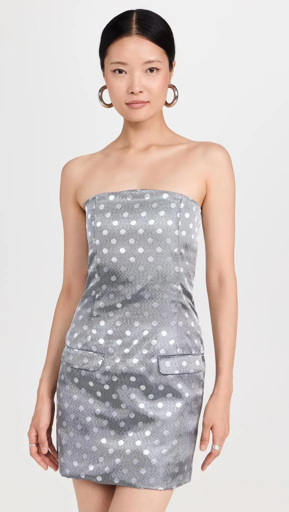 Dot Strapless Mini Dress 商品