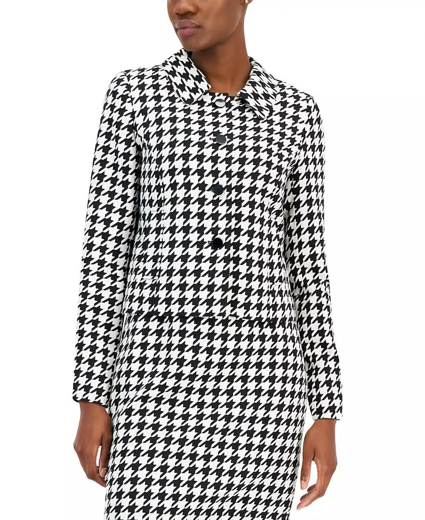 商品Nipon Boutique|Women's Houndstooth Jacket & Dress Set,价格¥638,第3张图片详细描述