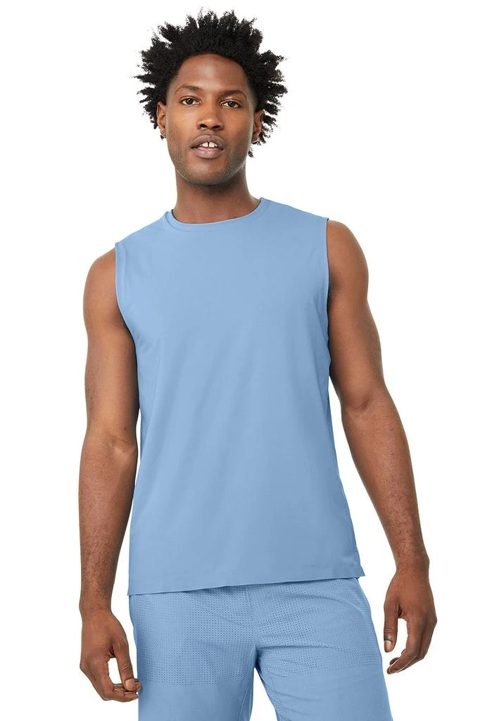 商品Alo|Idol Performance Tank - Toluca Blue,价格¥379,第1张图片