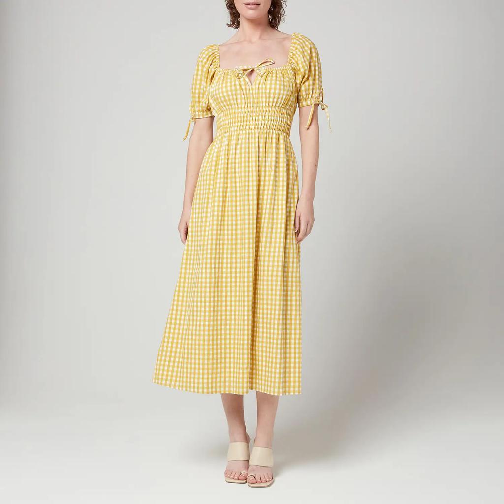 商品Faithfull the Brand|Faithfull The Brand Women's Flora Midi Dress - Mari Check Print,价格¥530,第1张图片