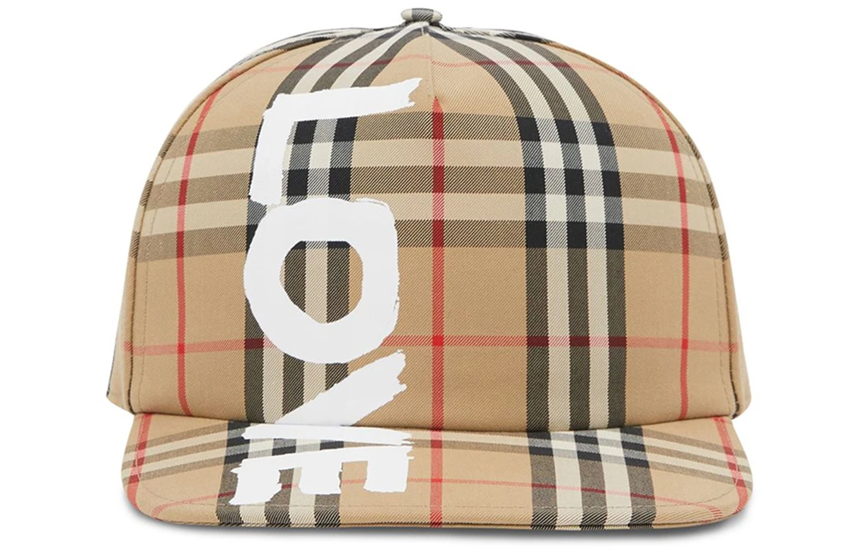 商品[国内直发] Burberry|博柏利 棉质格纹 棉 鸭舌帽 男款,价格¥1554,第3张图片详细描述