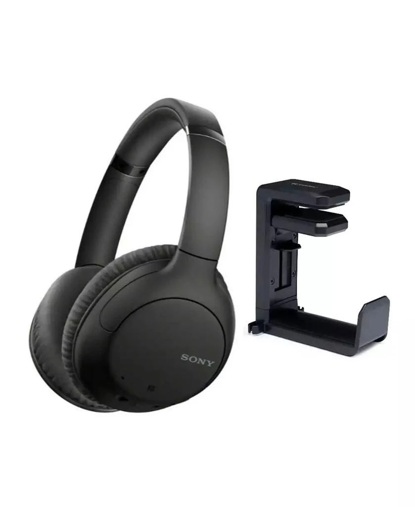 商品SONY|WHCH710N Wireless Bluetooth Noise Canceling Over-the-Ear Headphones Bundle,价格¥733,第1张图片