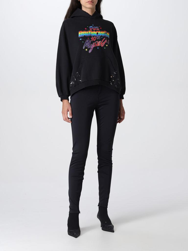 Balenciaga oversize fleece hoodie商品第2张图片规格展示