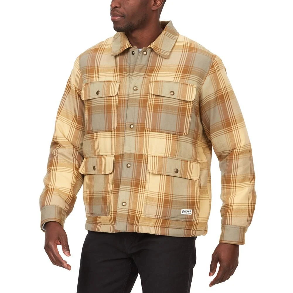 商品Marmot|Men's Ridgefield Plaid Fleece-Lined Flannel Shirt Jacket,价格¥397,第1张图片