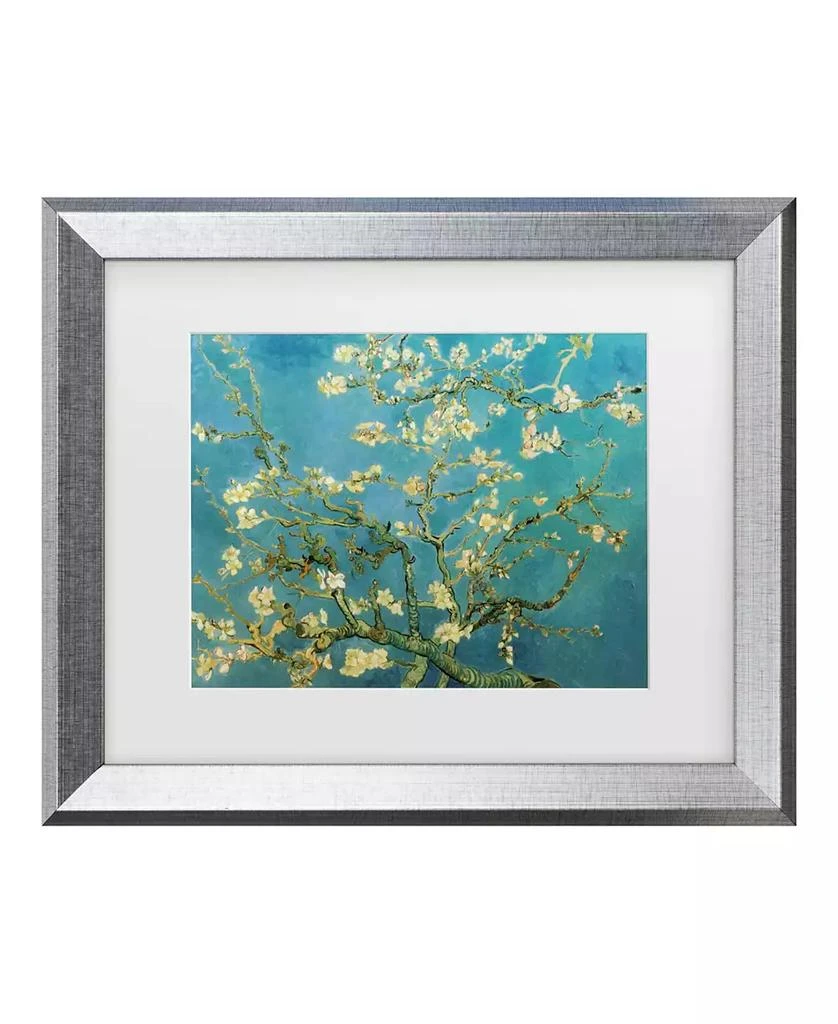 商品Trademark Global|Vincent van Gogh 'Almond Branches In Bloom 1890' Matted Framed Art - 16" x 20",价格¥741,第1张图片