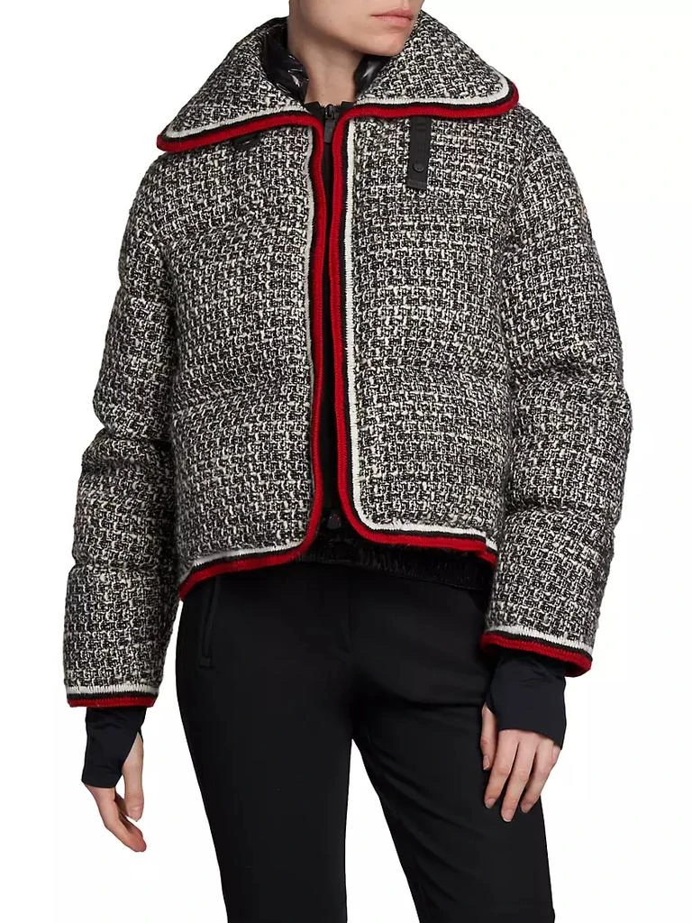 商品Moncler|Apres Ski Eterlou Tweed Down Bomber Jacket,价格¥18147,第3张图片详细描述