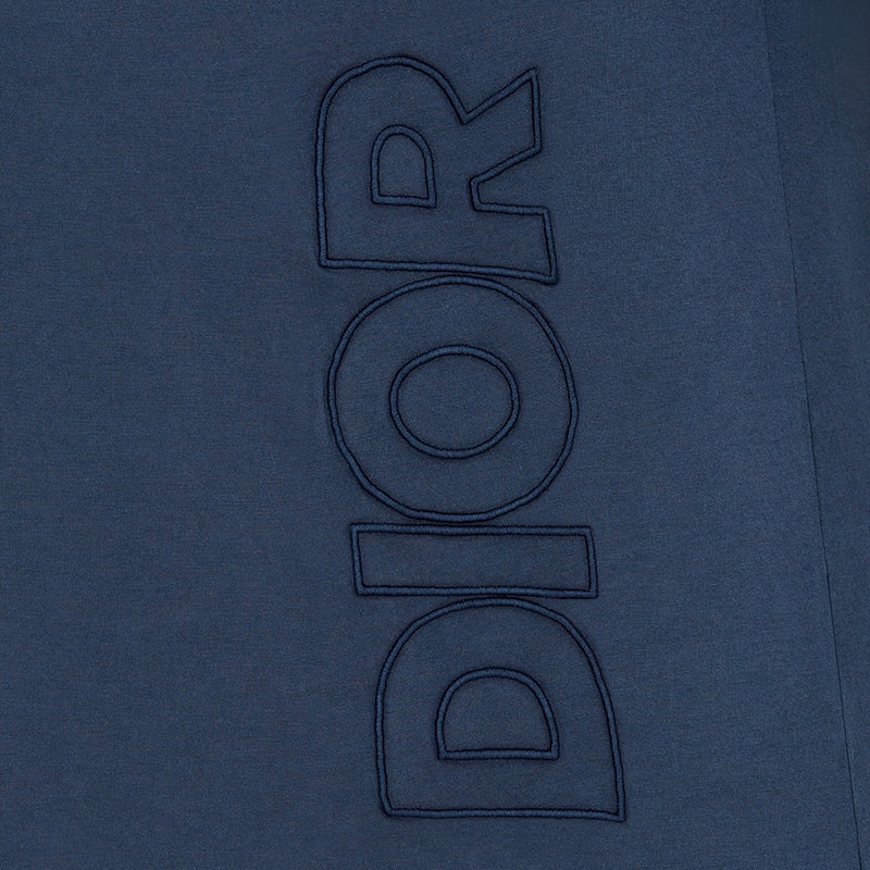 【预售3-7天】DIOR/迪奥 22年春夏新款 PARLEY系列 男士蓝色Parley海洋塑料®棉质混纺面料超大版型短袖T恤293J673B0773_C531商品第3张图片规格展示