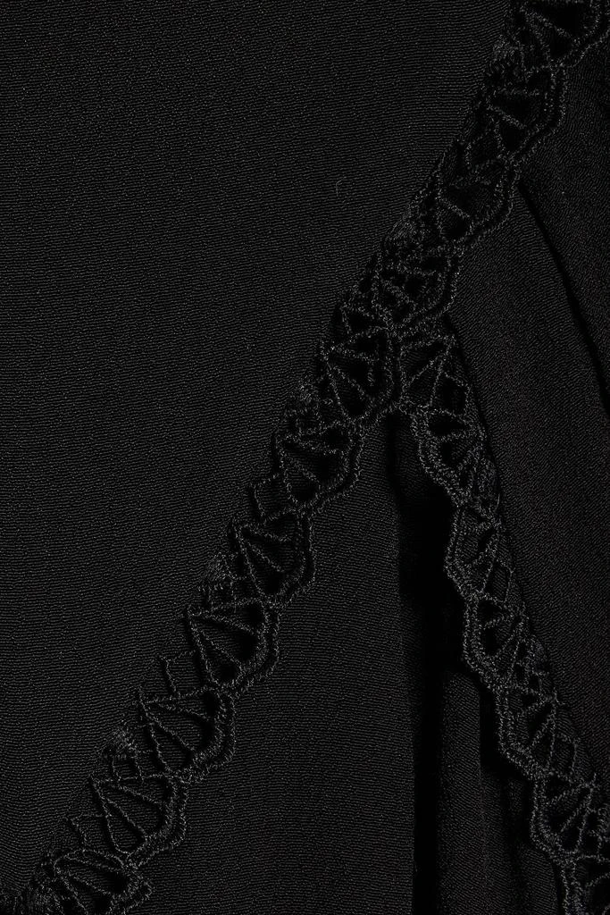 商品IRO|Charsti guipure lace-paneled crepe mini dress,价格¥832,第4张图片详细描述
