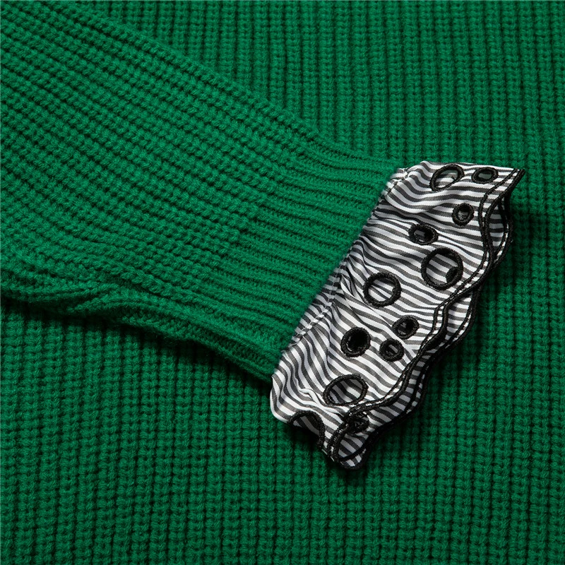 SANDRO 女士绿色针织毛衣 R130086P-MULTI 商品