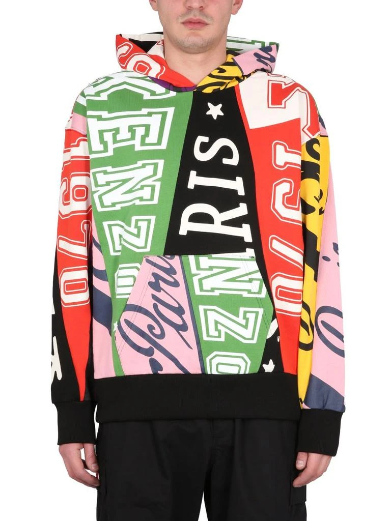 商品Kenzo|Kenzo Flag Long-Sleeved Hoodie,价格¥1869,第1张图片