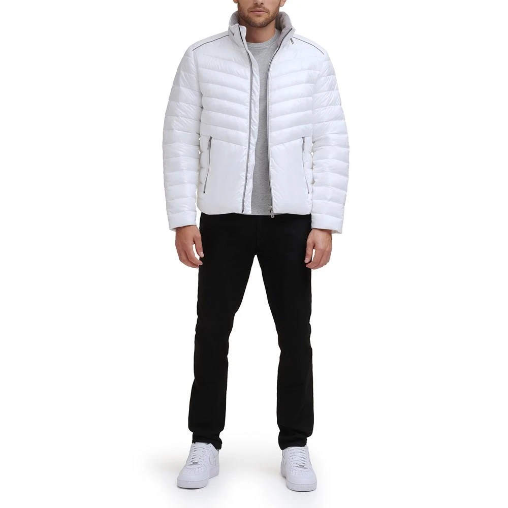 商品Kenneth Cole|Men's Circe Fabric and Fleece Lined Puffer Jacket,价格¥868,第1张图片