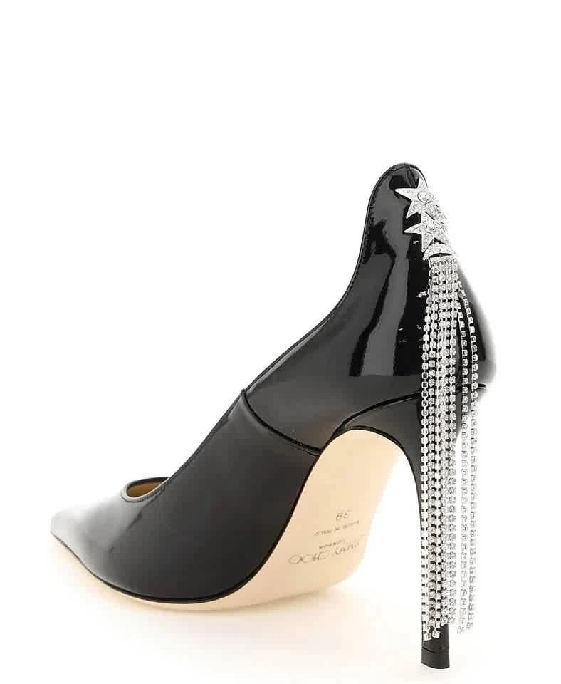 商品Jimmy Choo|Spruce 95 Patent Leather Pumps In Black,价格¥3366,第2张图片详细描述