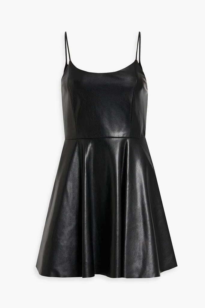 商品Alice + Olivia|Rome faux leather mini dress,价格¥1640,第1张图片