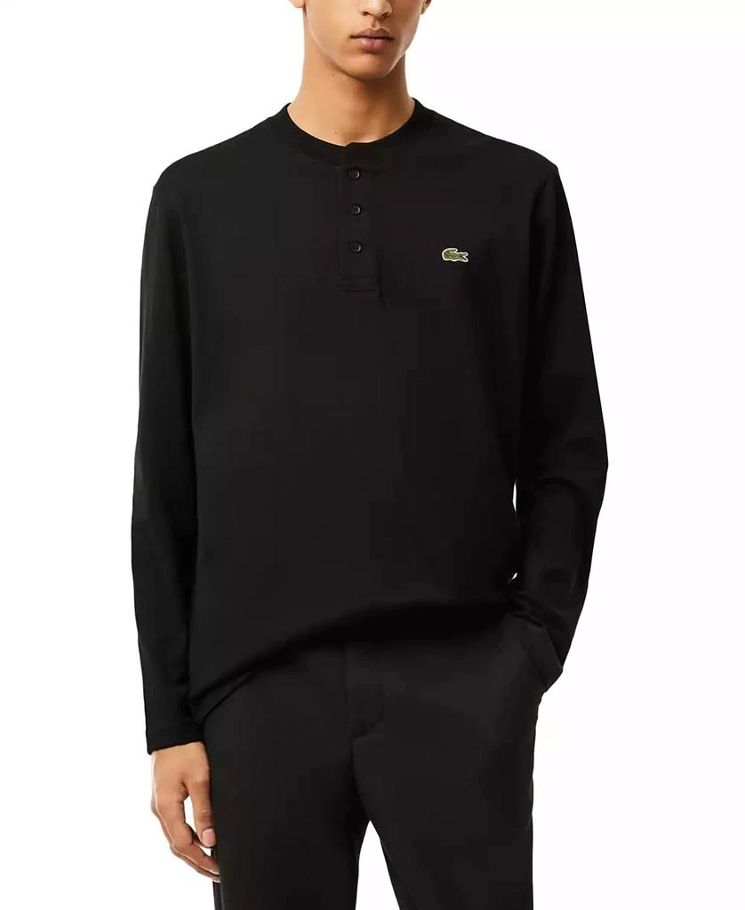 商品Lacoste|Men's Long-Sleeve Henley T-Shirt,价格¥380,第3张图片详细描述