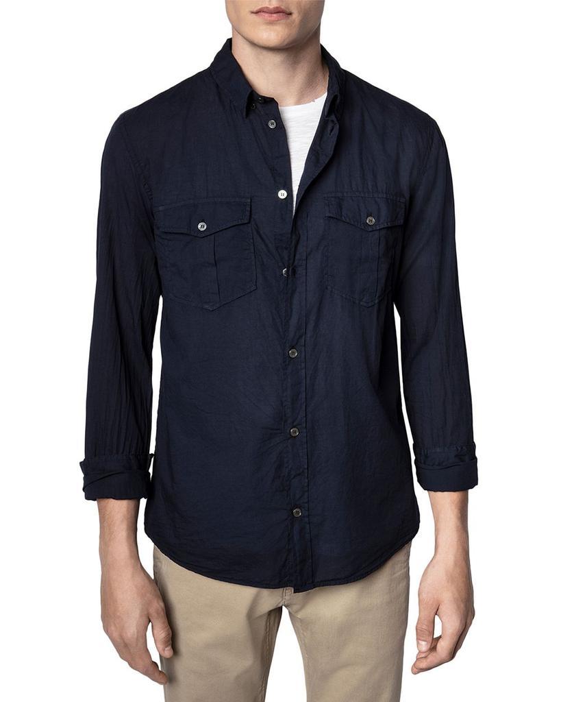 商品Zadig&Voltaire|Thibaut Cotton Shirt,价格¥1203,第1张图片