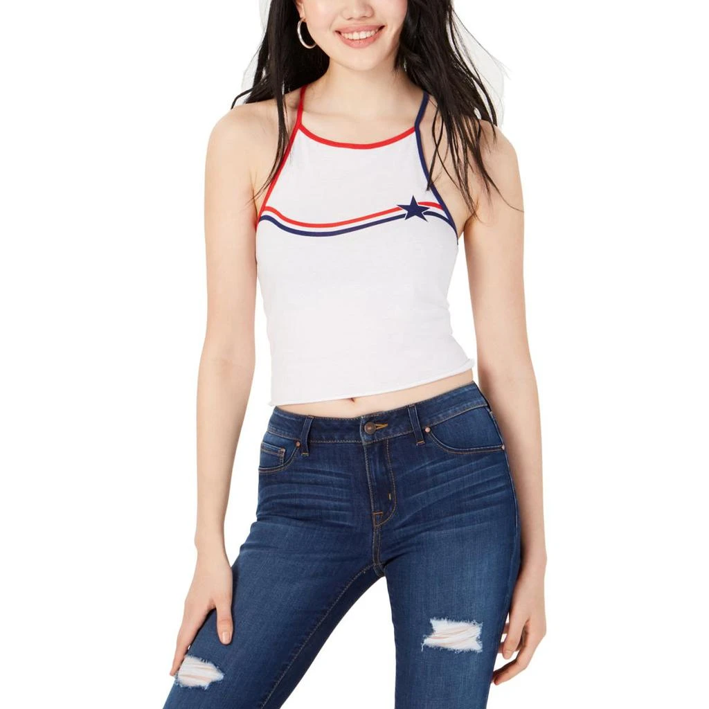 商品Freeze 24-7|Freeze Womens Juniors Printed Star Tank Top,价格¥23,第1张图片