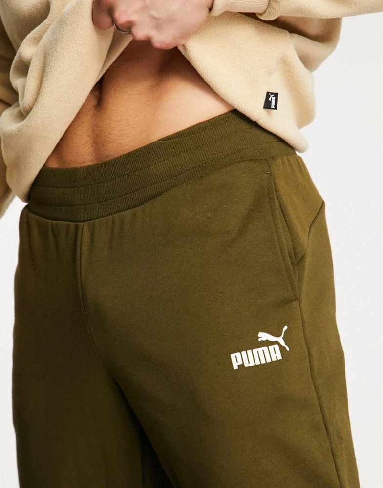 商品Puma|Puma essentials small logo joggers in khaki,价格¥308,第3张图片详细描述