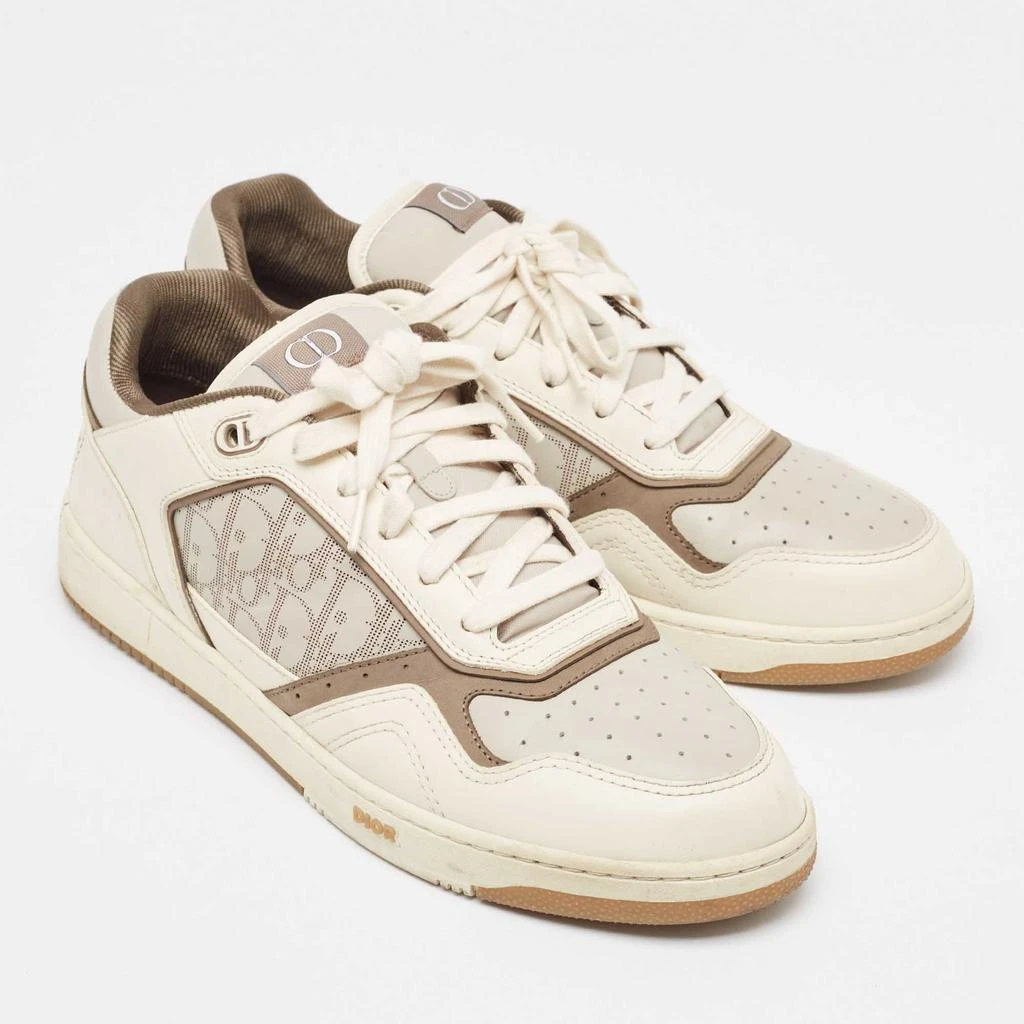 商品[二手商品] Dior|Dior Cream Leather B27 Low Top Sneakers Size 46,价格¥3513,第4张图片详细描述