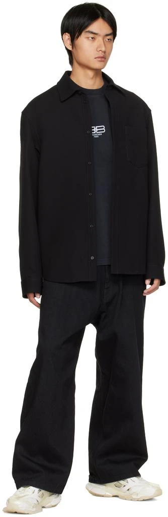 商品Balenciaga|Black BB Paris Icon T-Shirt,价格¥3103,第4张图片详细描述