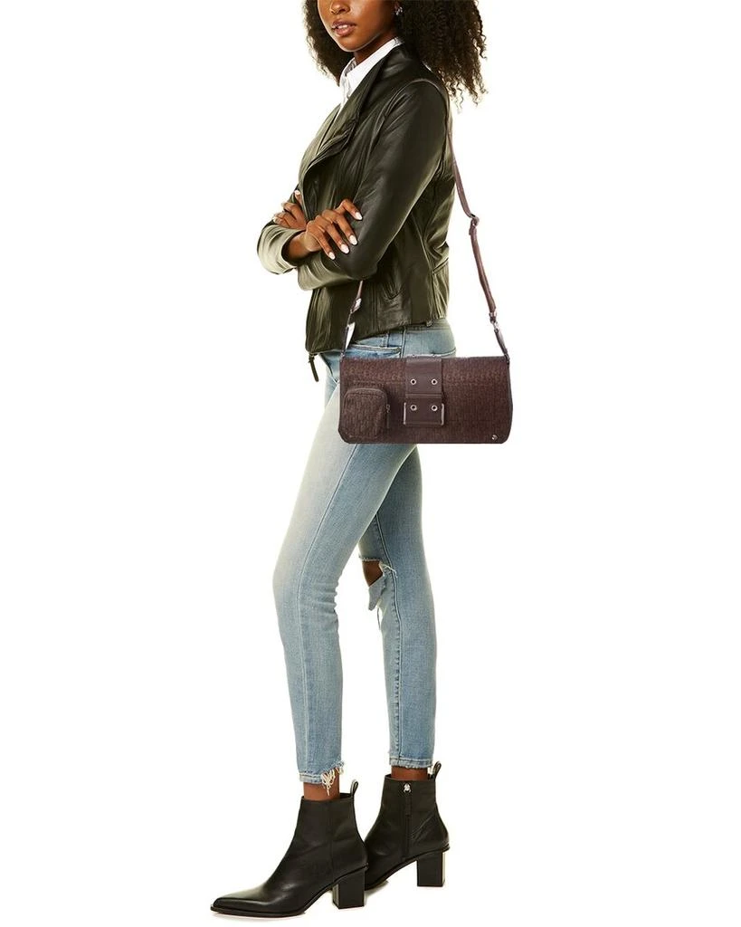 商品[二手商品] Dior|Dior Brown Diorissimo Canvas Street Chic Shoulder Bag (Authentic Pre-Owned),价格¥4387,第5张图片详细描述