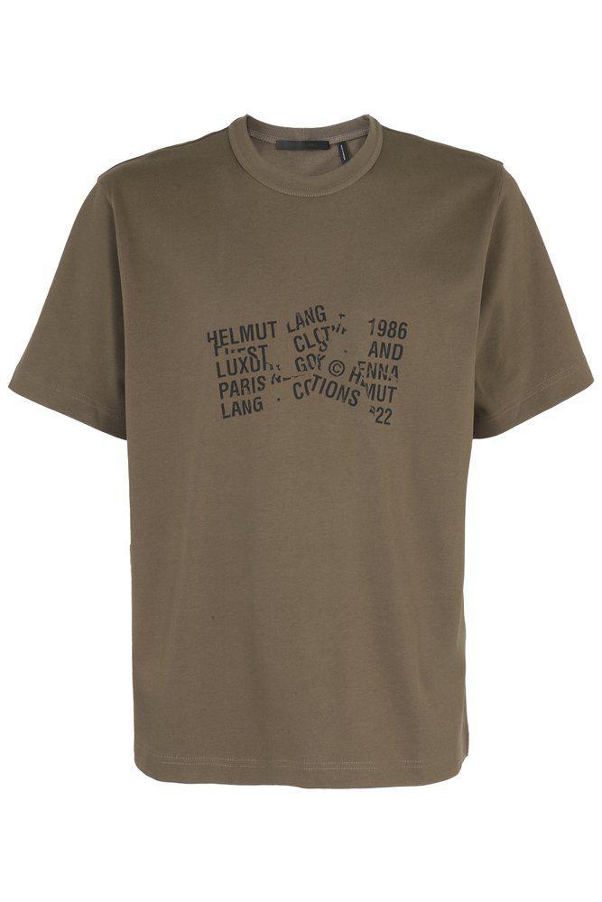 商品Helmut Lang|Helmut Lang Crumple Logo T-Shirt,价格¥916,第1张图片