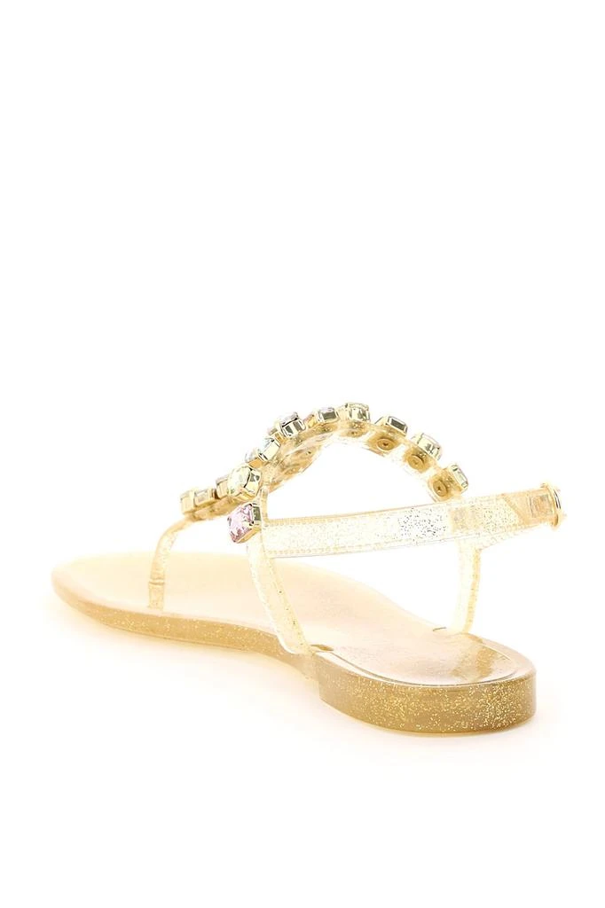 商品Stuart Weitzman|Stuart weitzman jaide jem jelly flat sandals,价格¥1230,第3张图片详细描述