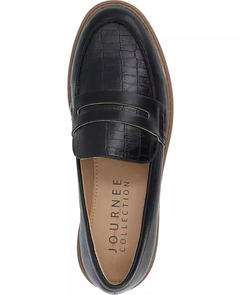 商品Journee Collection|Women's Kenly Lug Sole Loafers,价格¥429,第4张图片详细描述