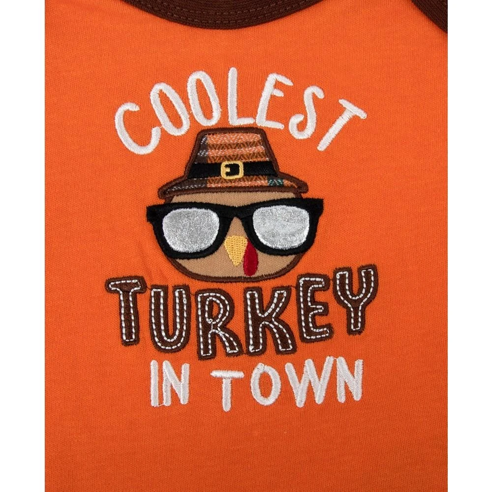 商品Baby Essentials|Baby Boys Coolest Turkey Thanksgiving Outfit, 4 Piece Set,价格¥81,第2张图片详细描述