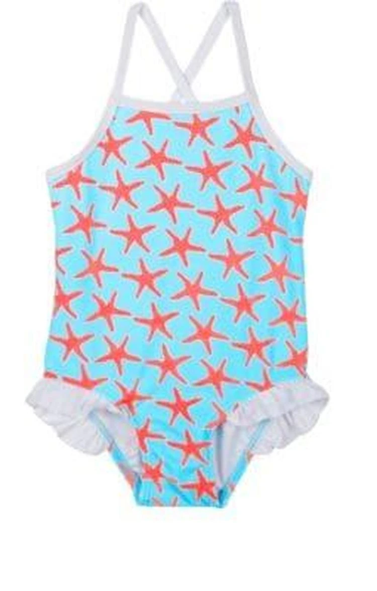 商品Snapper Rock|Starfish-Print One-Piece Swimsuit,价格¥410,第1张图片