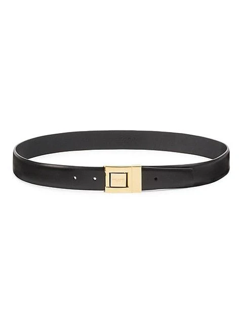 商品Yves Saint Laurent|YSL Leather Belt,价格¥3905,第1张图片
