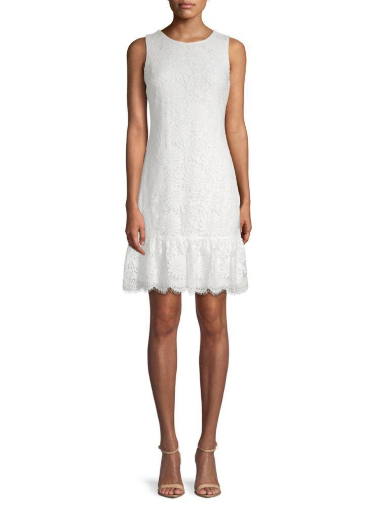 商品Karl Lagerfeld Paris|Lace Sheath Dress,价格¥402,第1张图片