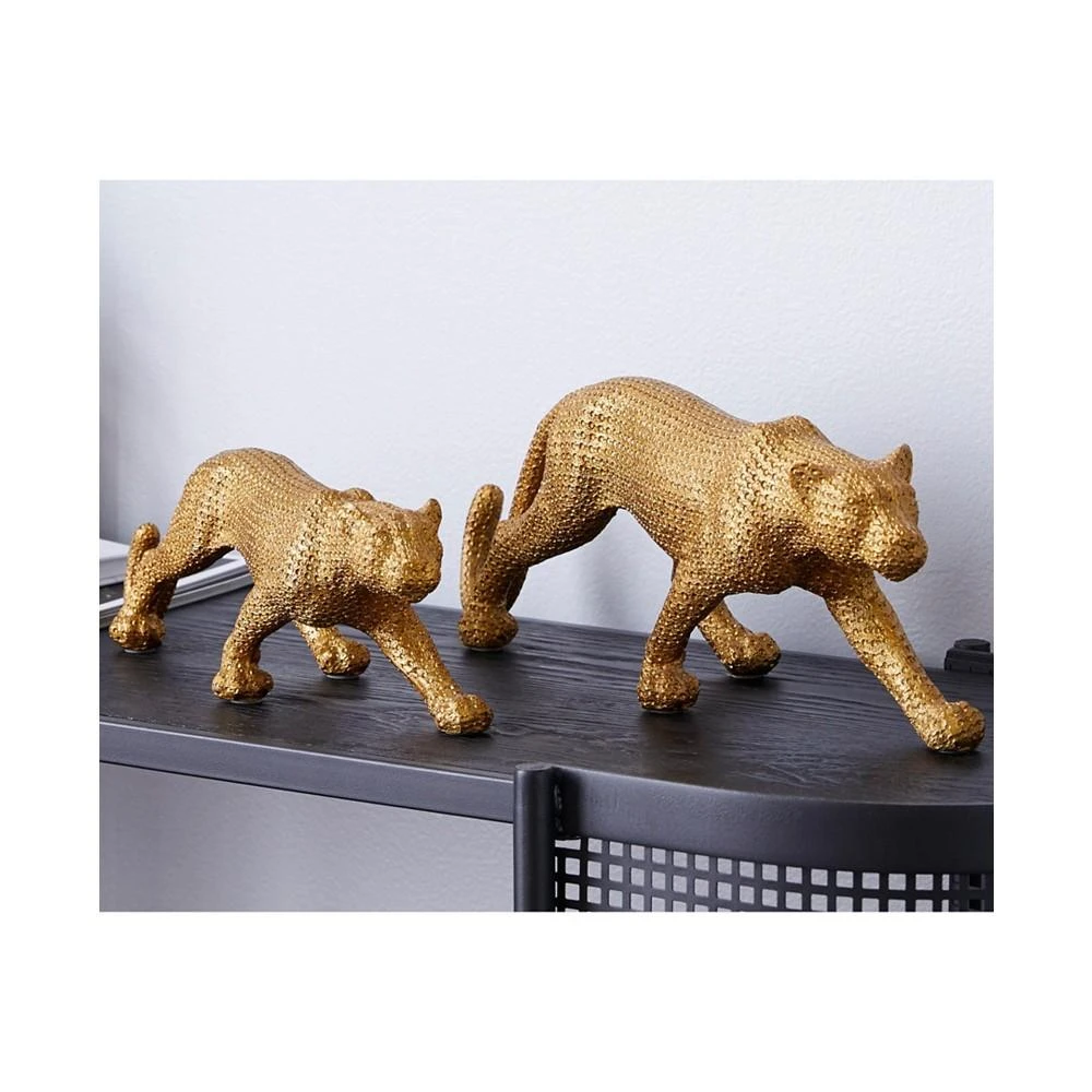 Glam Leopard Sculpture, Set of 2 商品