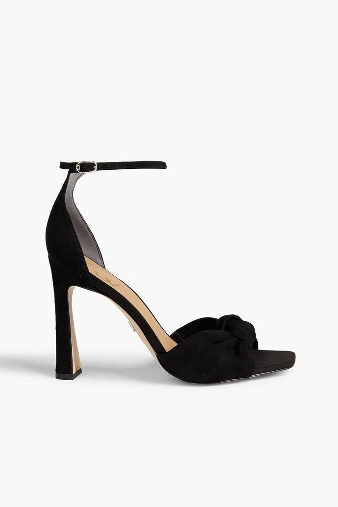 商品Sam Edelman|Lucia knotted suede sandals,价格¥356,第1张图片