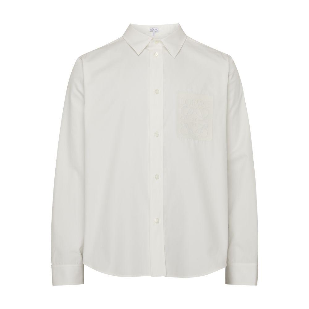 トップス LOEWE 19SS EL LEON Print Shirt 39 White Shop Shirt in cotton on Sale at BeyondStyle – Get 31% Off