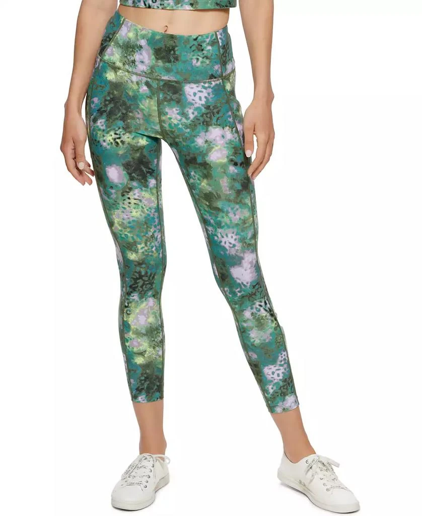 商品Calvin Klein|Printed High-Waist 7/8 Length Leggings,价格¥133,第2张图片详细描述