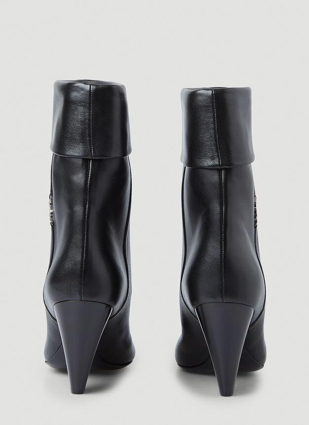 商品Yves Saint Laurent|Niki Monogram Boots in Black,价格¥8414,第6张图片详细描述