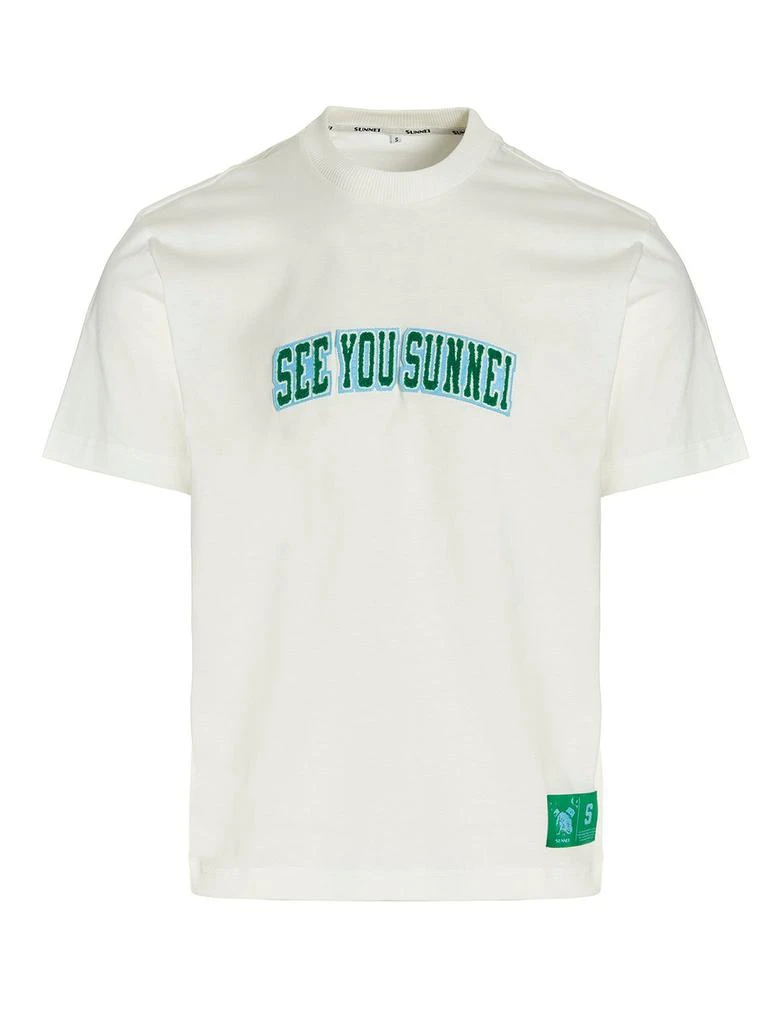 商品SUNNEI|Sunnei Logo Flocked Crewneck T-Shirt,价格¥980,第1张图片