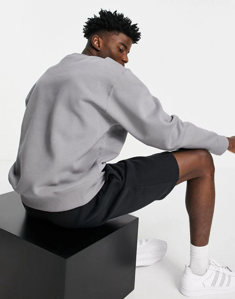 商品Adidas|adidas Originals adicolor Contempo premium sweatshirt in grey,价格¥333,第4张图片详细描述