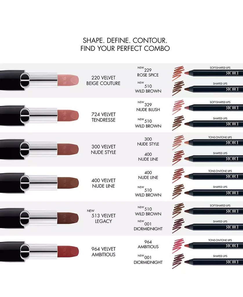 商品Dior|Rouge Contour Lip Liner Pencil,价格¥264,第4张图片详细描述