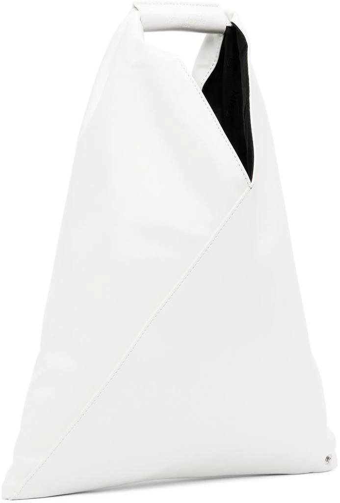 商品MAISON MARGIELA|White Faux-Leather Small Triangle Tote,价格¥685,第2张图片详细描述